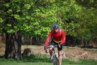 cyclist in richmond park_london